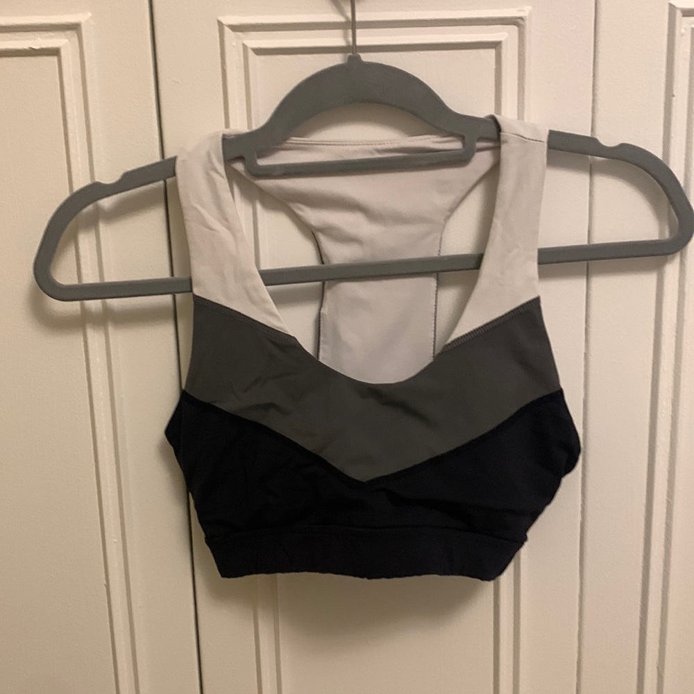 Glyder Cyclebar White/Back Sports Bra